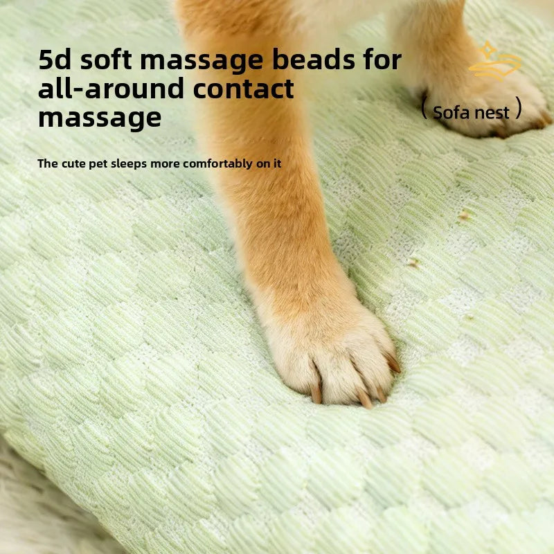 Pet Ice Silk Sofa Bed for Small Medium Large Dogs Cats Washable Dog Bed Breathable Cat Nest Comfortable Sleeping Kennel Supplies