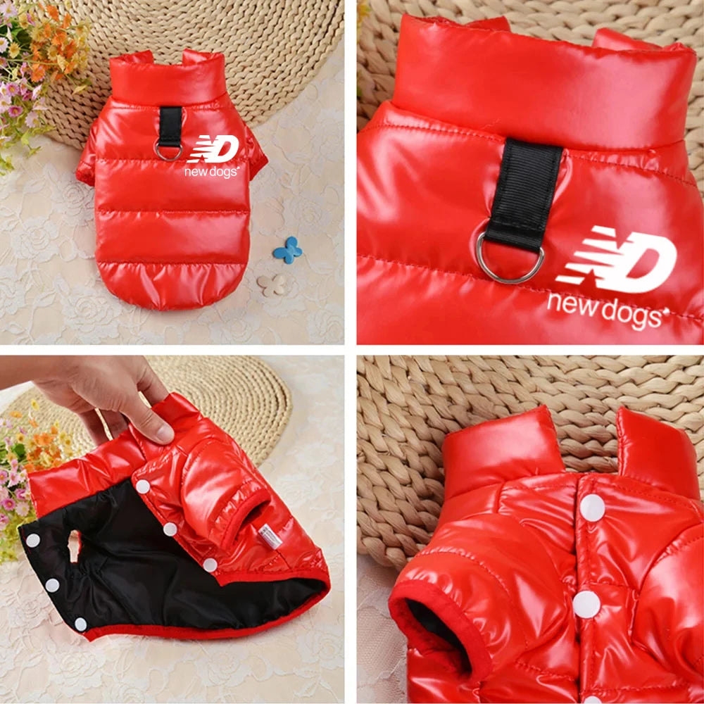Dog Clothes for Small Dogs Puppy Jacket Waterproof Dog Coat Winter Warm Pet Costume Chihuahua