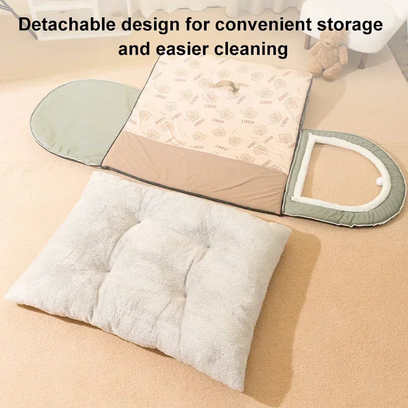 Hot Winter Warm Dog Removable Pet Dog Bed Cozy Pet Nest for Small Medium Dogs Cats Sleeping Bed Comfortable Pet House Supplies