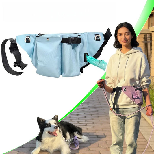 Outdoor Portable Dog Training Waist Pack Snack Carrying Oxford Fabric Mobile Phone Waist Bag