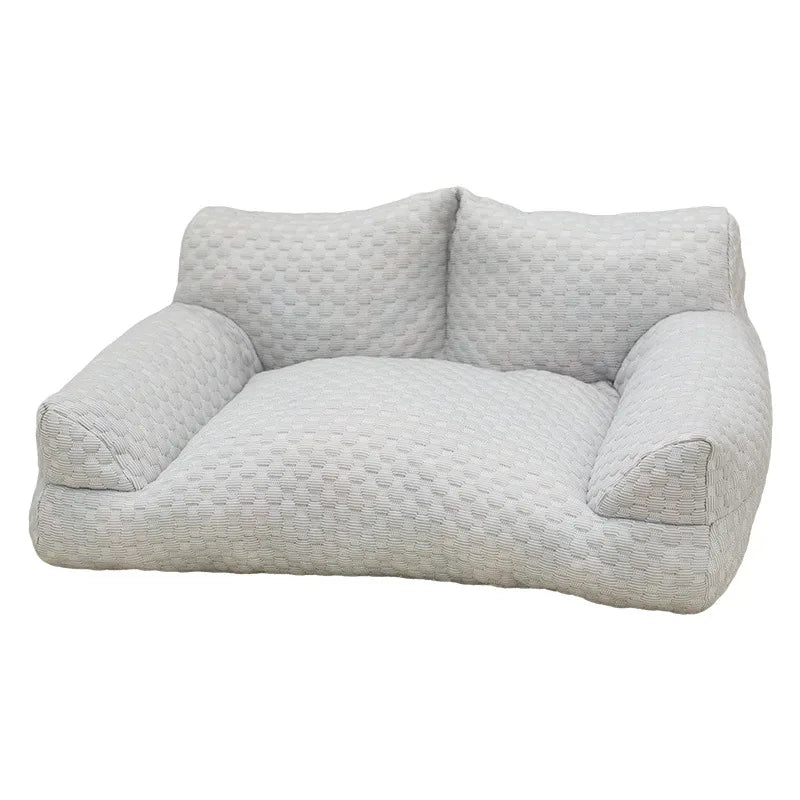 Pet Ice Silk Sofa Bed for Small Medium Large Dogs Cats Washable Dog Bed Breathable Cat Nest Comfortable Sleeping Kennel Supplies